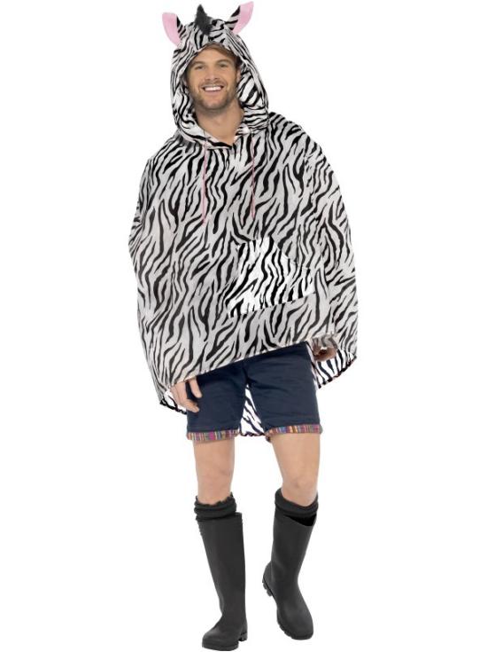 Poncho Cebra para mujer