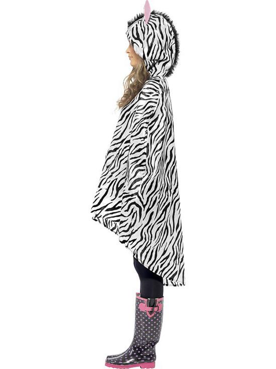 Poncho Cebra para mujer