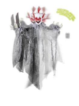 Payaso Asesino Animado con Luces y Sonido 60 cms