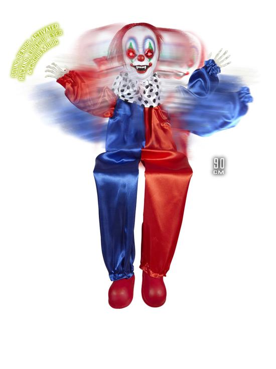 Payaso Asesino Animado con Luz y Sonido