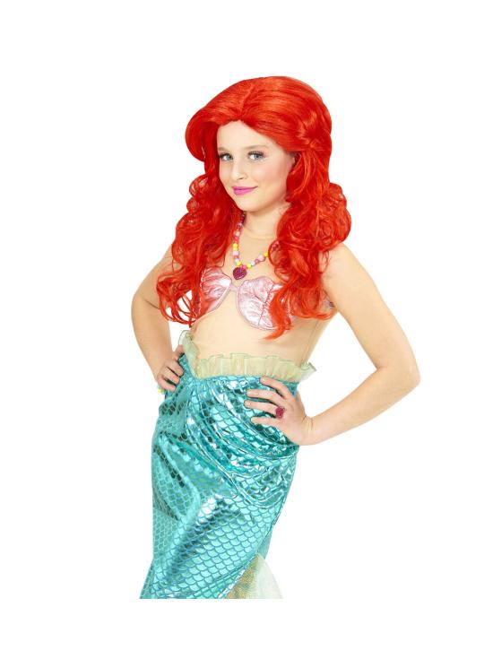 Peluca Ariel Sirenita niña