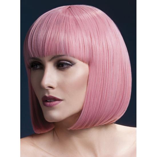 Peluca Elise rosa pastel Peluca Elise rosa pastel