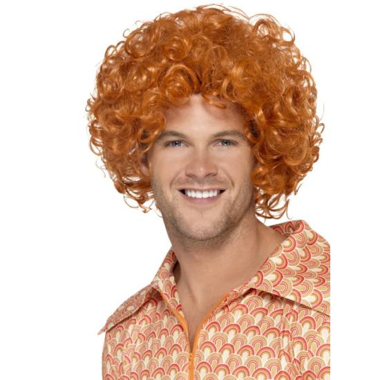 Peluca afro pelirrojo para hombre Peluca afro pelirrojo para hombre