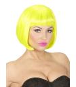 Peluca amarilla brillante para mujer ^