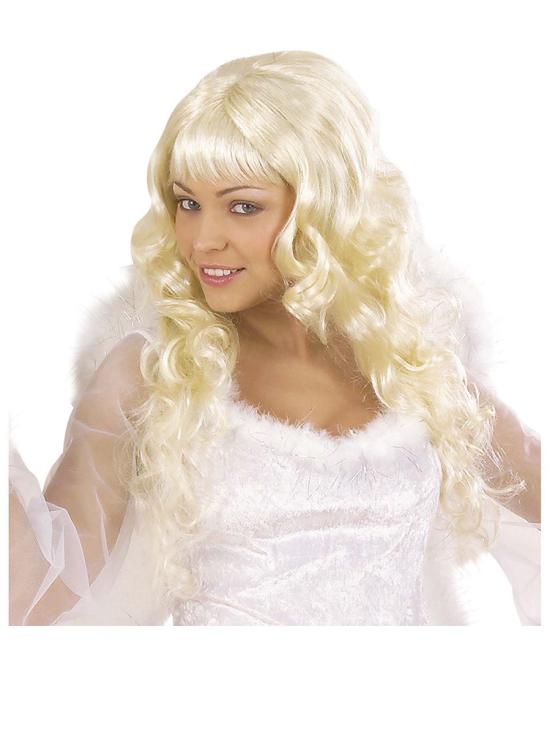 Peluca angelical rubia platino