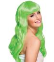 Peluca  Verde con Flequillo para adulta