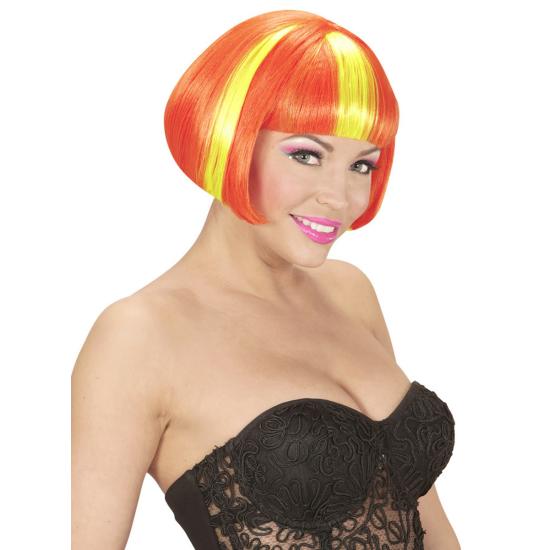 Peluca con la bandera de España para mujer ^ Peluca con la bandera de España para mujer ^