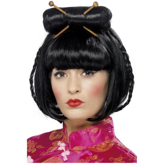 Peruca de senhora oriental Peruca de senhora oriental
