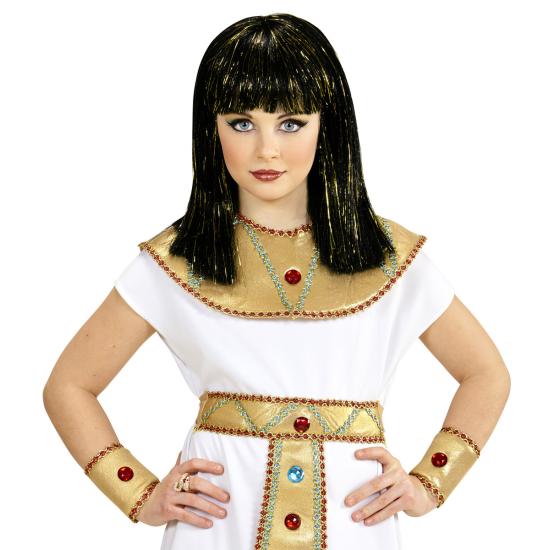 Peluca de Cleopatra Reina Nilo  niña ^ Peluca de Cleopatra Reina Nilo  niña ^