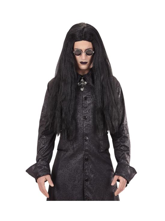 Peluca cantante Ozzy o Vampiro para hombre