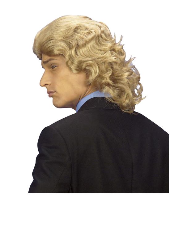 Peluca hombre años 70 rubia ^