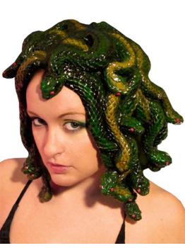 Peluca de medusa esculpida