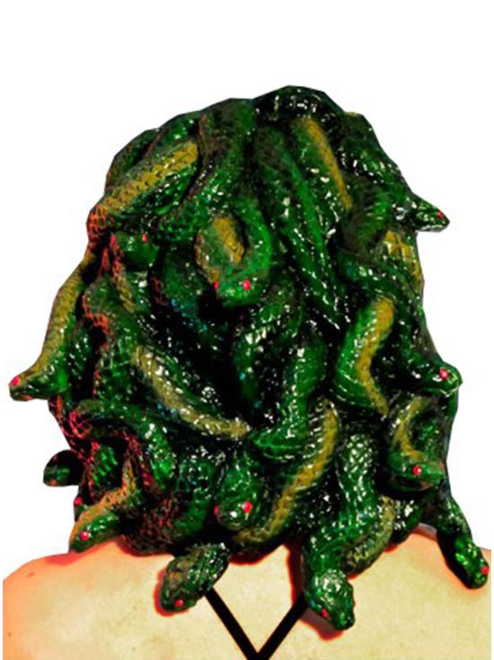 Peluca de medusa esculpida