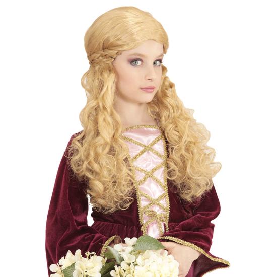 Peluca de princesa rubia para niña Peluca de princesa rubia para niña