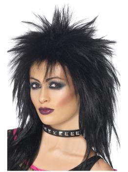 Peluca de rock para mujer