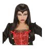 Peluca de vampiresa flequillo en V para mujer