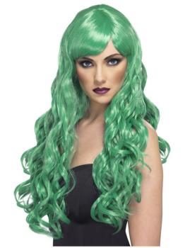 Peluca del deseo verde