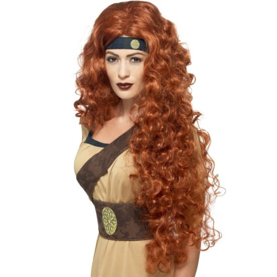 Peluca Guerrera Medieval pelirroja Brave ^ Peluca Guerrera Medieval pelirroja Brave ^