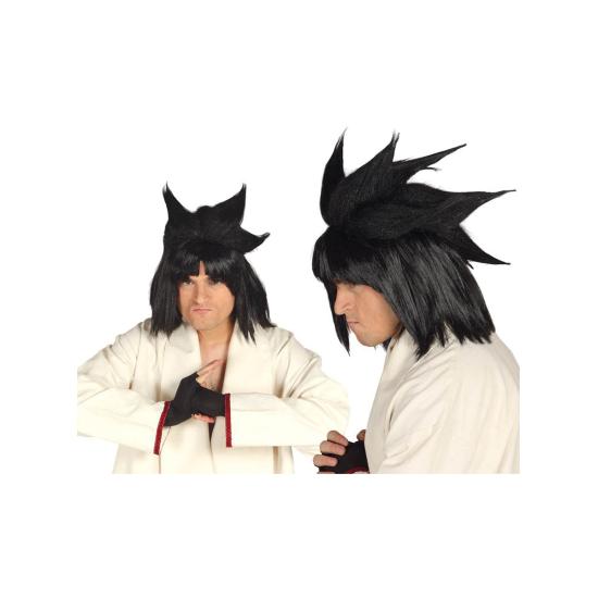 Peluca hombre manga negra Peluca hombre manga negra