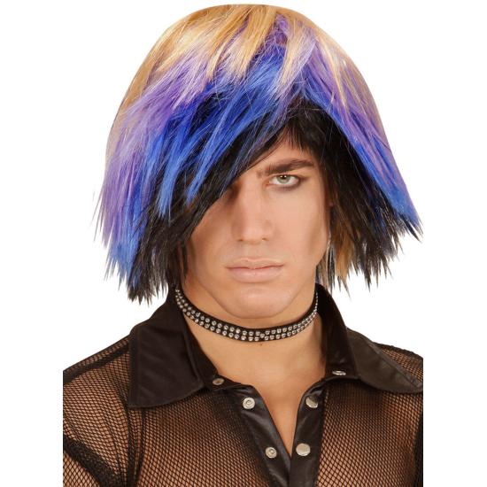 Peluca morada gótica para hombre Peluca morada gótica para hombre