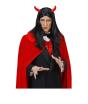 Peluca negra de diablo maligno