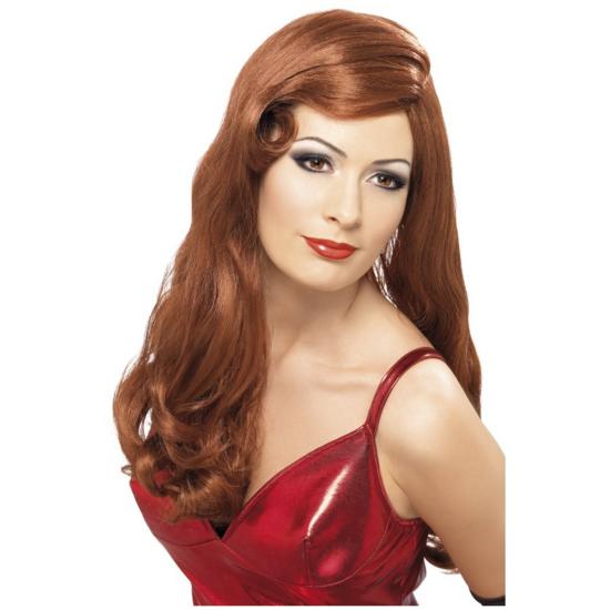 Peluca pelirroja Jessica Rabbit Peluca pelirroja Jessica Rabbit