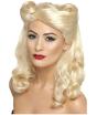 Peluca pin-up de los 40 rubia