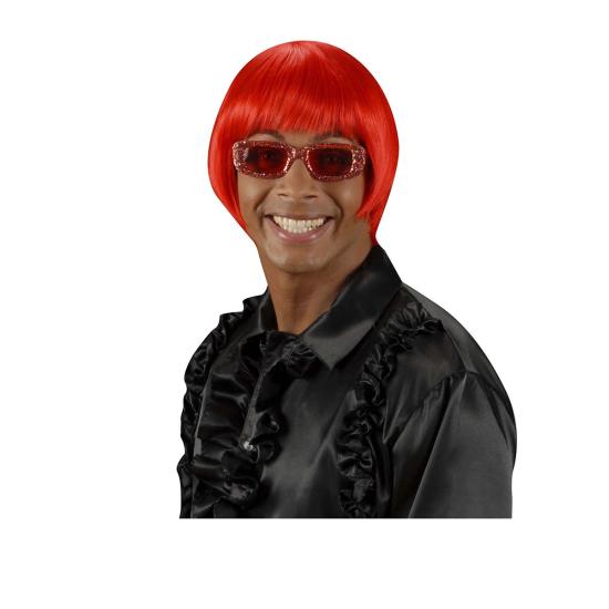 Peluca Rave roja Peluca Rave roja