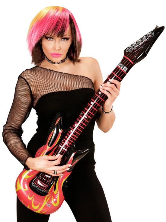 Peluca rosa gótica para mujer