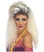 Peluca rubia de los 80