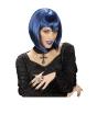 Peluca vampiresa gótica azul