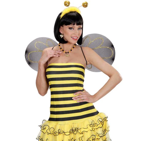 Pendientes y collar de abeja para mujer