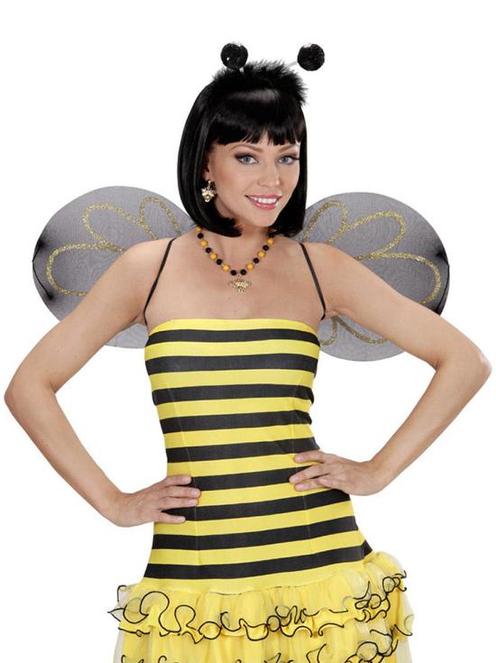 Pendientes y collar de abeja para mujer