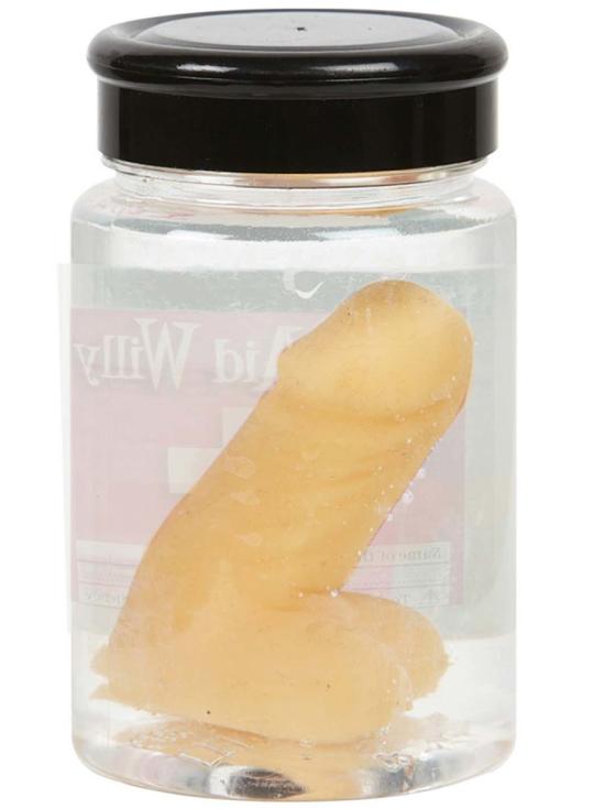 Pene en un frasco de broma