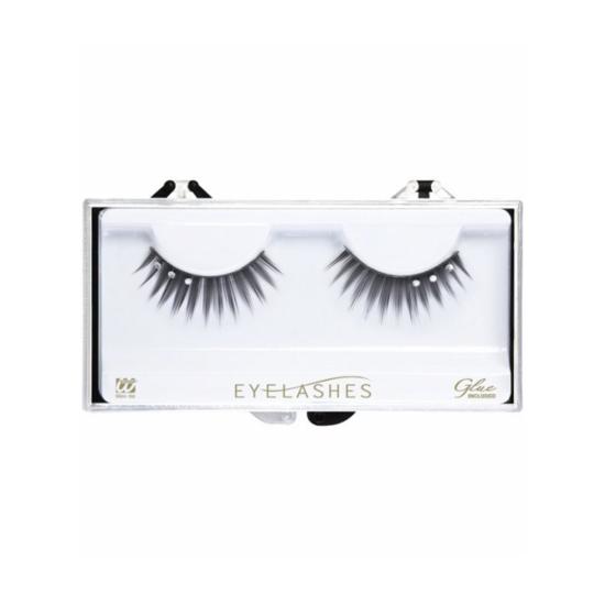 Pestañas negras con strass Pestañas negras con strass