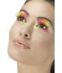 Pestañas neón multicolor para mujer