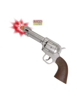 Pistola de vaquero con luz y sonido