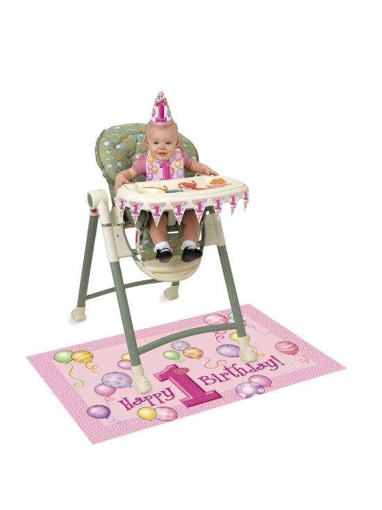 Set de 1º cumpleaños rosa