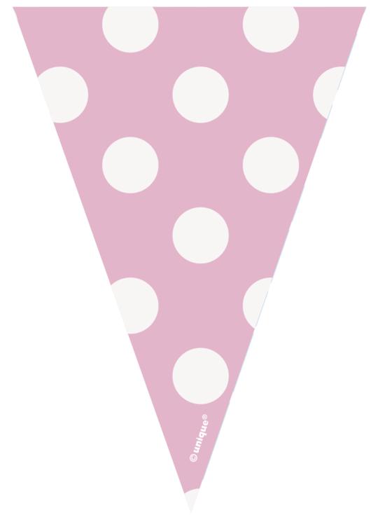 Set de 1º cumpleaños rosa y blanco