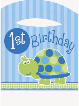 Set de 1º cumpleaños tortuga azul