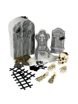 Set Decoración Halloween Cementerio