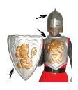 Set medieval infantil
