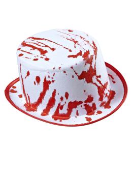 Sombrero blanco ensangrentado