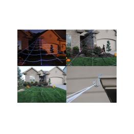 Telaraña híper gigante para tejado
