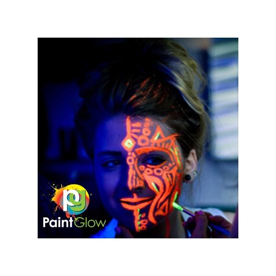 Maquilhagem Rosto e Corpo Fluorescente Amarelo Escuro Maquilhagem Rosto e Corpo Fluorescente Amarelo Escuro