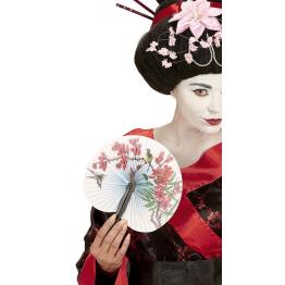 Leque de Papel Oriental de 23 cms