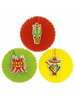 Leque de papel México 55 cm