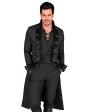 Casaco vitoriano masculino – Elegância gótica e steampunk