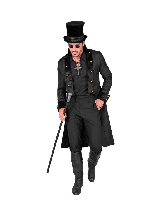 Casaco vitoriano masculino – Elegância gótica e steampunk