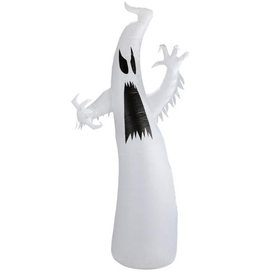 Ornamento inflável fantasma luminoso 244 cm